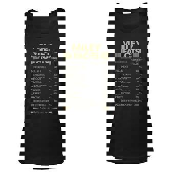 Miley Name Gift Miley Facts V4 Unisex Tank Top - Seseable