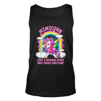 Mimicorn Like A Normal Mimi Only More Awesome Unicorn Unisex Tank Top - Thegiftio UK
