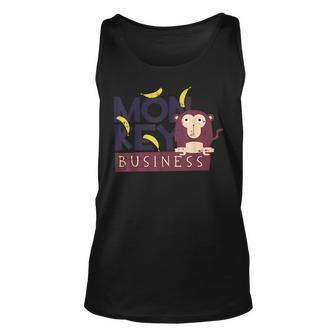 Monkey Business Costume Cute Easy Halloween Gift Unisex Tank Top | Mazezy