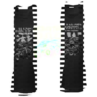 Monster Truck Dad Family Matching Monster Truck Lovers Unisex Tank Top | Mazezy