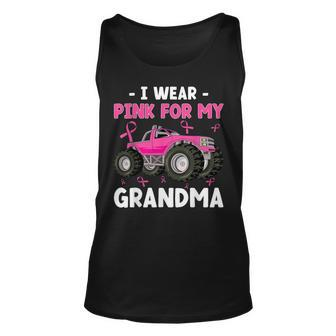 Monster Truck I Wear Pink Breast Cancer Awareness Tank Top - Thegiftio UK
