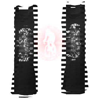 More Miles More Smiles Funny Bicycle Cyclist H Unisex Tank Top - Thegiftio