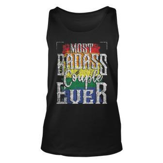Most Badass Couple Ever - Lesbian Lgbtq Queer Gay Pride Unisex Tank Top | Mazezy UK
