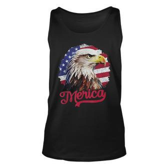 Motivational Pleasant Eagle Of Amusing Camping Illustration Camping Tank Top | Mazezy