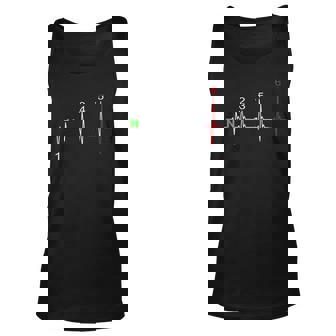 Motorcycle Heartbeat Ecg Heart Rate Gear Shifter 16 Gears Unisex Tank Top | Mazezy