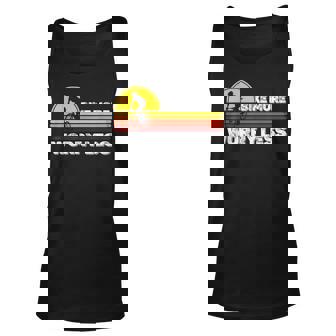 Mountain Bike Cycling Bicycle Bike More Worry Less Unisex Tank Top - Thegiftio