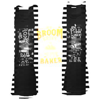 My Broom Broke So Now Im A Baker Halloween Costume Unisex Tank Top | Mazezy