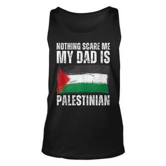 My Dad Is Palestinian Palestine Pride Flag Heritage Roots Unisex Tank Top - Seseable