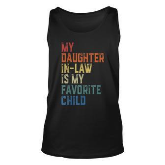 My Daughter In Law Is My Favorite Child Fathers Day In Law Unisex Tank Top | Mazezy