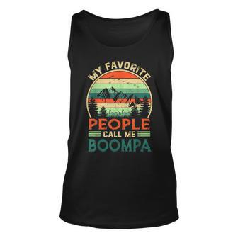 My Favorite People Call Me Boompa Fathers Day Gifts Vintage Unisex Tank Top | Mazezy