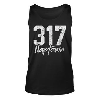 Naptown 317 Naptown Area Code Vintage Pride City Unisex Tank Top | Mazezy