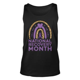 National Recovery Month Warrior Addiction Recovery Awareness Tank Top - Seseable