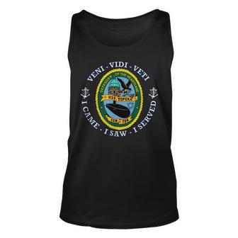 Navy Submarine Uss Topeka Ssn754 Patch Image Unisex Tank Top - Thegiftio UK