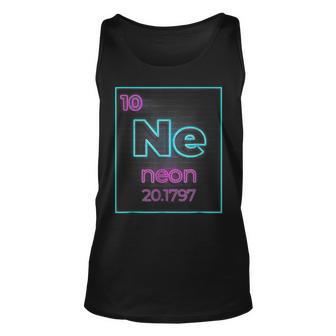 Neon Element Of The Chemistry Periodic Table For Scientists Tank Top - Seseable