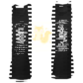 Never Underestimate A Boy Who Loves Squirrels Unisex Tank Top - Seseable