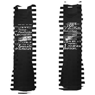 Never Underestimate A Man Harmonica Grunge Blues Musicians Unisex Tank Top - Seseable