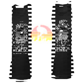 Never Underestimate An Old Guy With A Billard Cue Funny Pool Unisex Tank Top - Seseable