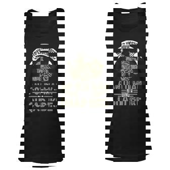 Never Underestimate An Old Man Quad Rider Funny Quad Unisex Tank Top - Seseable