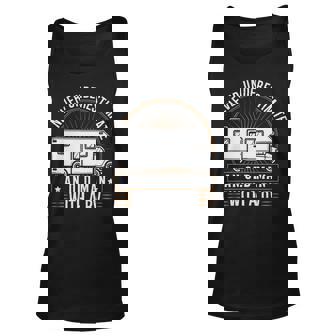 Never Underestimate An Old Man With A Rv Unisex Tank Top - Seseable