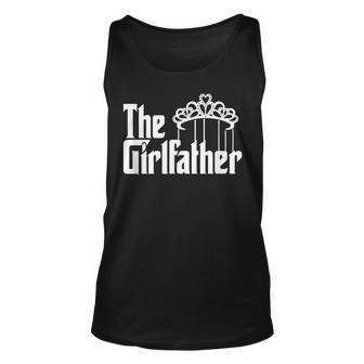 New Dad Baby Girl The Girlfather Baby Girl Reveal Tank Top | Mazezy