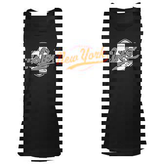 New York Ny Vintage Baseball Throwback Retro Design Unisex Tank Top | Mazezy
