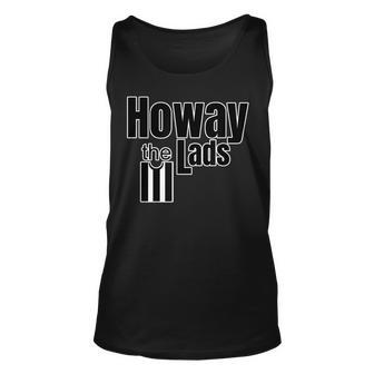 Newcastle Fan Howay The Lads Black And White Tank Top - Seseable