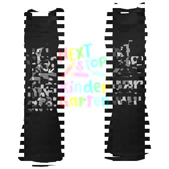 Next Stop Kindergarten Preschool Graduation 2023 Boy Girl Unisex Tank Top | Mazezy