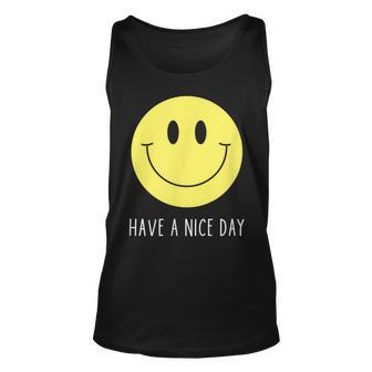Have A Nice Day Yellow Smile Face Smiling Face Tank Top - Seseable