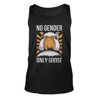 No Gender Only Goose Funny Gender Fluid Gift - No Gender Only Goose Funny Gender Fluid Gift Unisex Tank Top - Monsterry