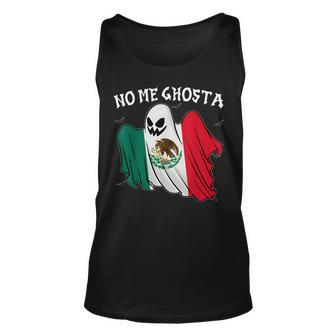 No Me Ghosta Mexican Halloween Ghost Fun Tank Top - Monsterry