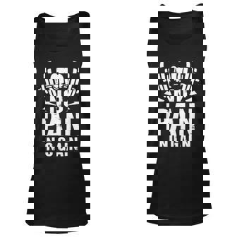 No Pain No Gain Fitness Training Gymweightlifting Sport Unisex Tank Top - Monsterry