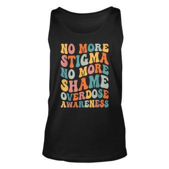No More Stigma No More Shame Addiction Overdose Awareness Tank Top - Monsterry DE