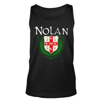 Nolan Surname Irish Last Name Nolan Crest Last Name Tank Top | Mazezy