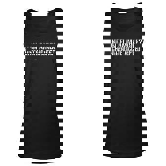 Non-Flammable Challenge Accepted - Geek Clothing Unisex Tank Top - Thegiftio