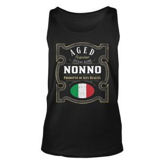 Nonno Aged Perfection – Funny Italian Grandpa Unisex Tank Top - Seseable