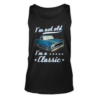 Im Not Old Im A Classic Retro Car Truck Grandpa Birthday Grandpa Tank Top | Mazezy