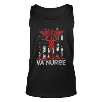Nursing Patriot Usa Nurse American Flag Va Nurse 4Th Of July Unisex Tank Top - Monsterry