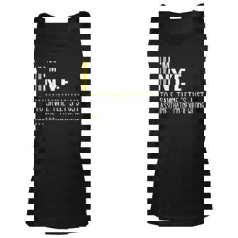 Nye Name Gift Im Nye Im Never Wrong Unisex Tank Top | Seseable CA