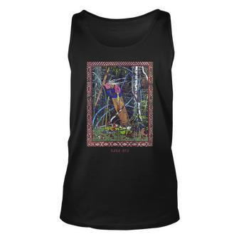 Occult Baba Yaga Russia Horror Gothic Grunge Satan Vintage Russia Tank Top | Mazezy UK