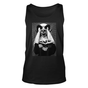 Occult Gothic Dark Satanic Unholy Nun Witchcraft Horror Goth Tank Top - Monsterry