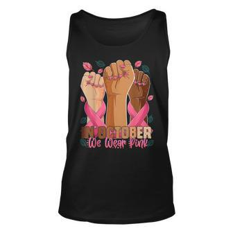 In October We Wear Pink 2023 Breast Cancer Awareness Month Tank Top - Monsterry