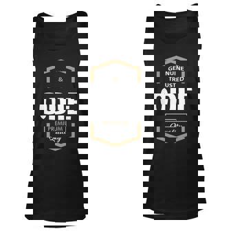 Odie Grandpa Gift Genuine Trusted Odie Quality Unisex Tank Top - Seseable