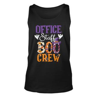 Office Staff Boo Crew Matching Autumn Halloween Costume Tank Top | Mazezy