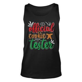 Official Cookie Tester Ugly Christmas Sweater Christmas Tank Top - Monsterry DE