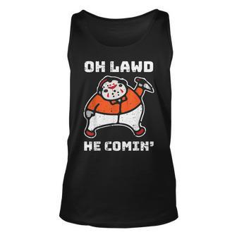 Oh Lawd He Comin Lazy Halloween Costume Horror Movie Halloween Costume Tank Top | Mazezy
