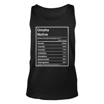 Omaha Native Funny Nutrition Pride Unisex Tank Top | Mazezy