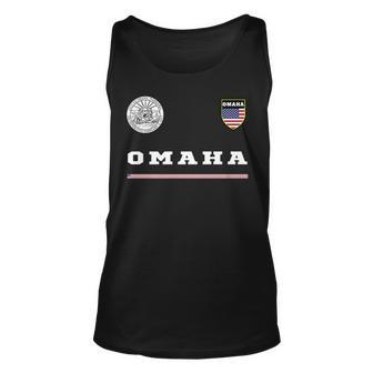 Omaha SportsSoccer Jersey National Pride Gift Unisex Tank Top | Mazezy