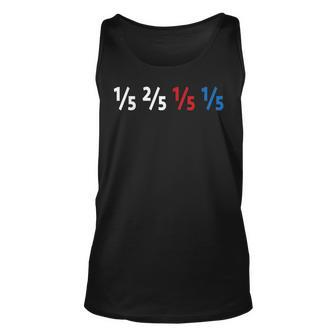 One Fifth Two Fifths Math Algebra Clever Students Tank Top | Mazezy