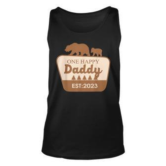 One Happy Daddy Happy Camper Matching Family First Birthday Tank Top - Monsterry AU