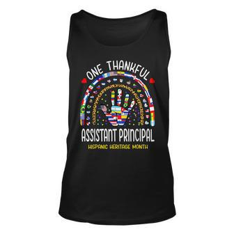 One Thankful Assistant Principal Hispanic Heritage Month Tank Top - Monsterry AU